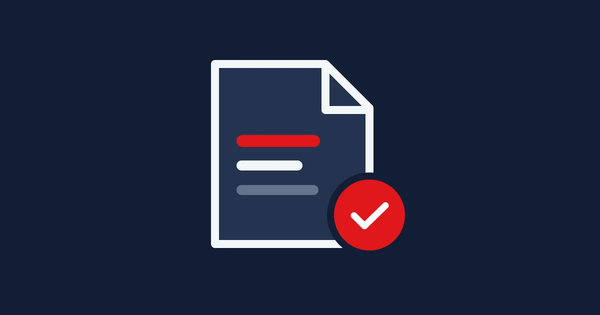 Editorial illustration: A folded evidence receipt with a red review seal.